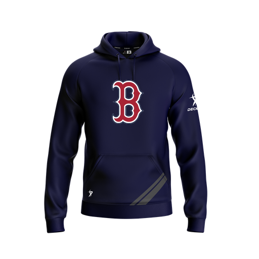 [FOLHSMNV-YXS-LOGO1] Decker Summit Hoodie (Youth XS, Navy, Logo 1)