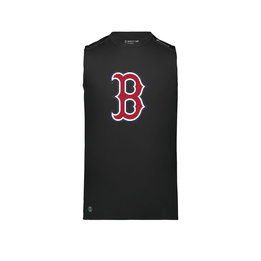 [222593.080.S-LOGO1] Men's CoolDry TankTop (Adult S, Black, Logo 1)