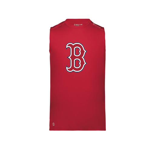 [222593.083.S-LOGO1] Men's CoolDry TankTop (Adult S, Red, Logo 1)