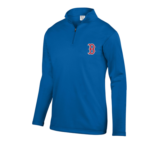 [DFW-FFQZ-RYL-AS-LOGO1] Decker Men's FlexFleece 1/4 Zip (Adult S, Royal, Logo 1)